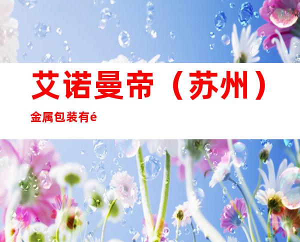 艾诺曼帝（苏州）金属包装有限公司